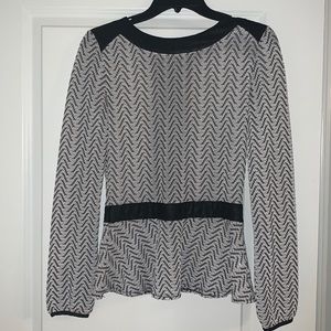 Antonio Melani Black & White Blouse